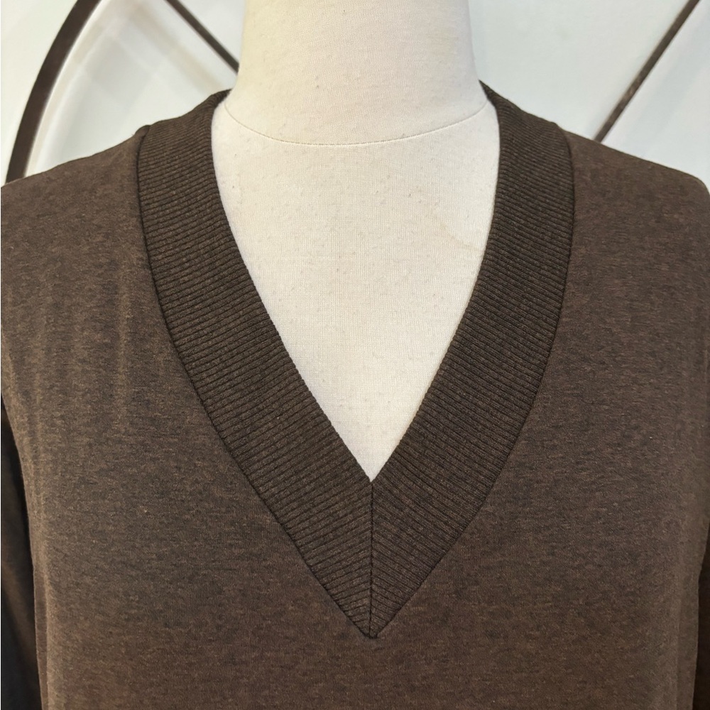 CAPOTE v neck pocketed oversized pullover sweater XS - Picture 3 of 8
